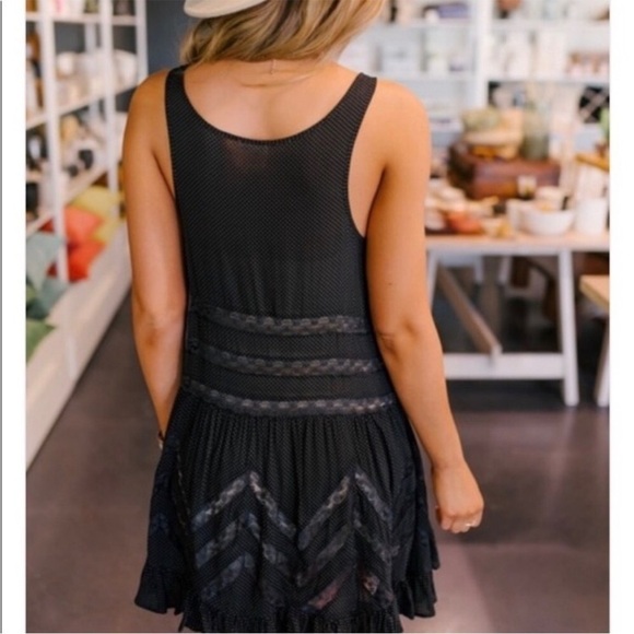 Free People Voile and Lace Trapeze Slip Dress | Size XS - Picture 2 of 8